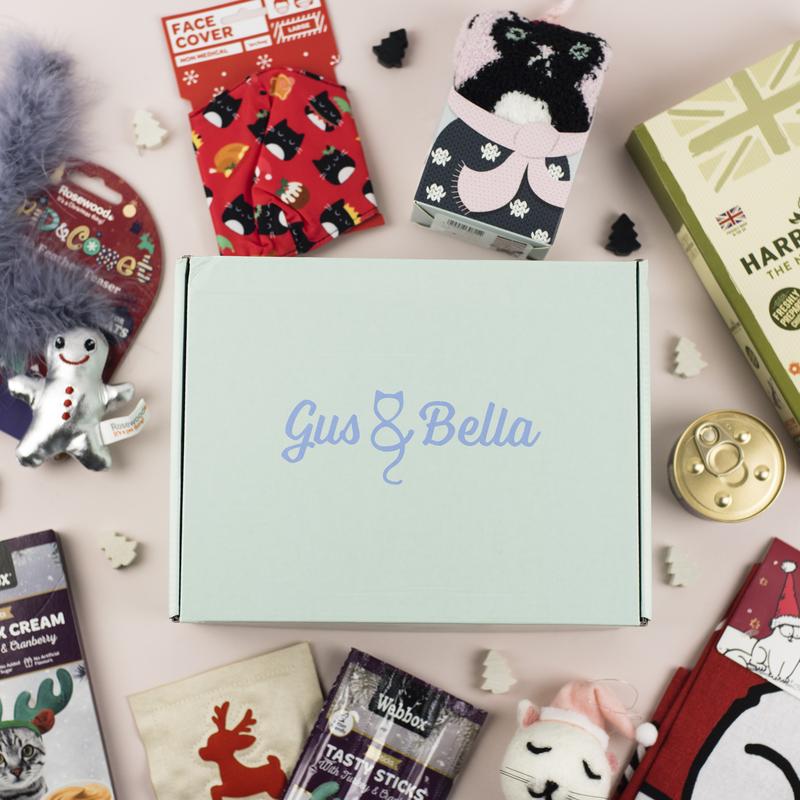 gus and bella cat subscription gift box christmas gifting