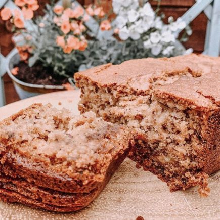 festive baking spiced banana bread bake food cake loaf vegan