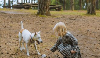 kids and dogs friendship